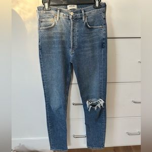 Barely worn Agolde Skinny Jeans size 26